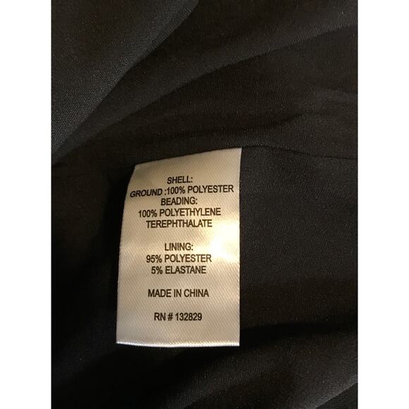 Lovers + Friends Nina Black Sequins Asymmetrical Gown Party Dress XS - Picture 16 of 16